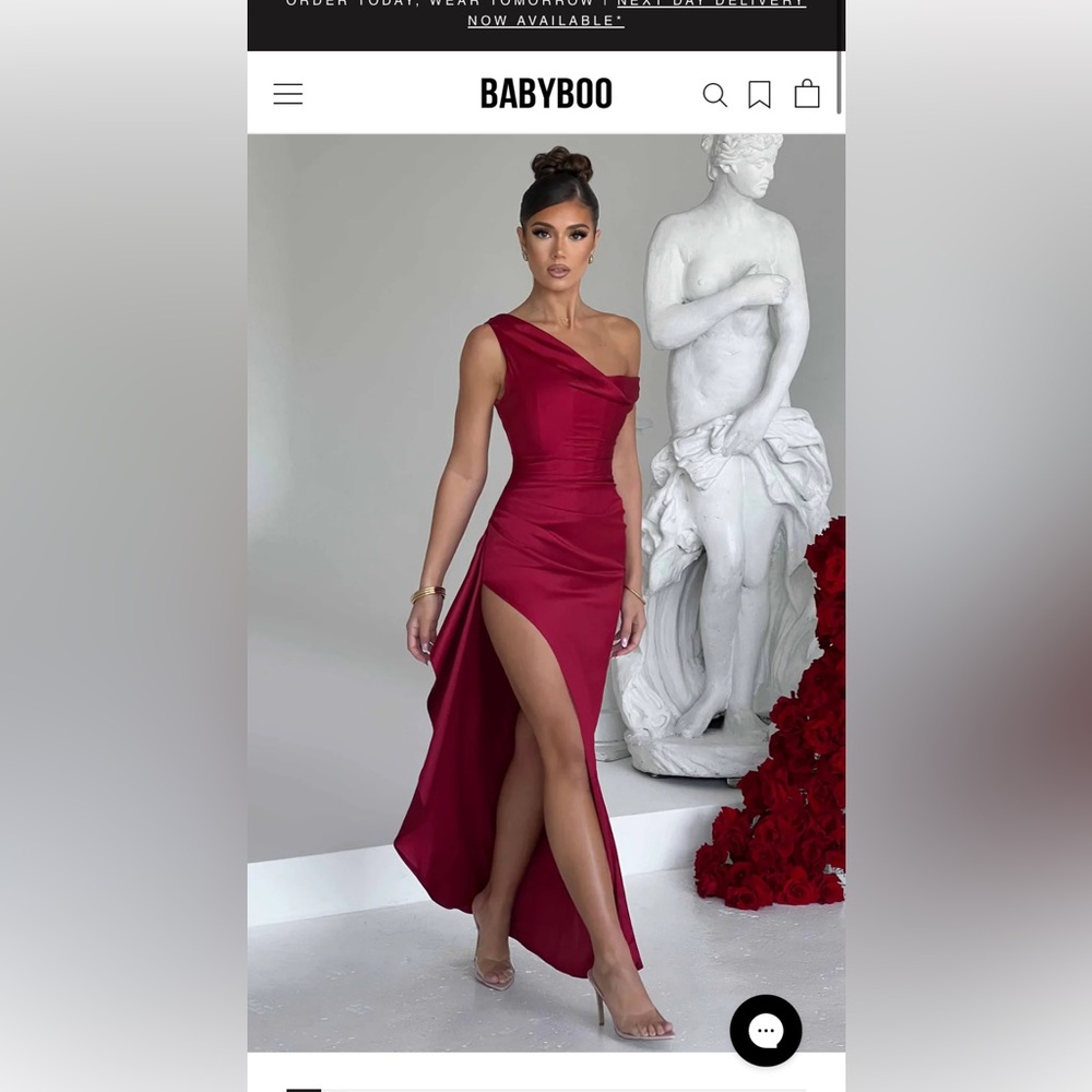 Baby Boo Fashion Wine Maxi Dress